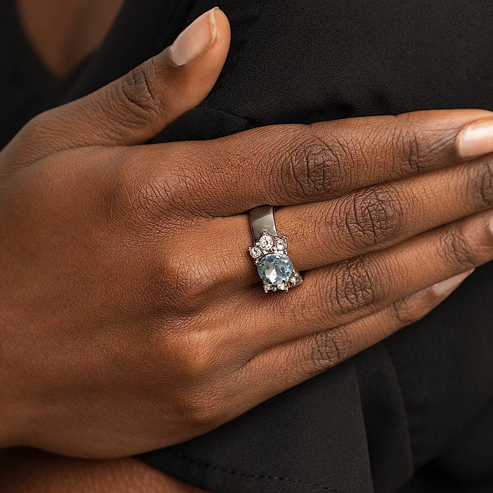 ❤️‍🔥5/$25❤️‍🔥 Royal Till The End Blue Ring